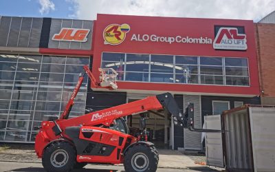 ALO Colombia recibe embarque con Brazos Articulados ALO Lift 16 AJ E y Manipuladores Telescópicos 10.70/17.40