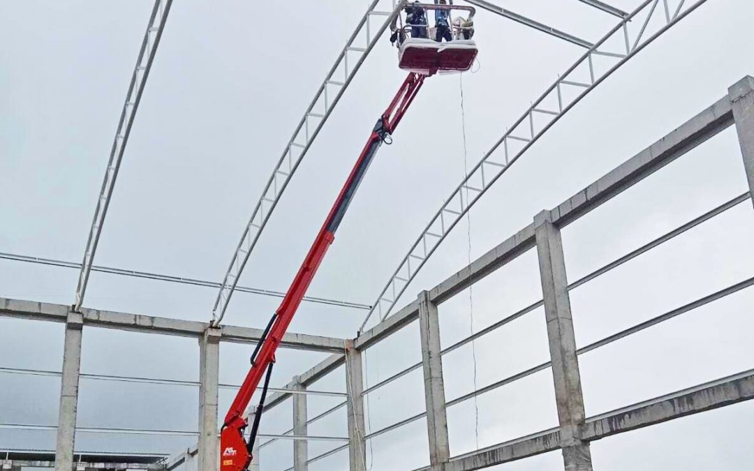 Brazos Articulados ALO Lift 20 AJ RT potencian construcción en Zona Franca Intexzona Bogotá